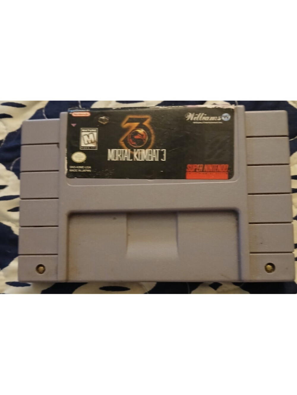 Mortal Kombat 3 (Super Nintendo SNES, 1995)